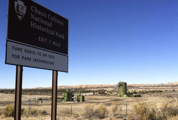 Photograph of Chaco sign