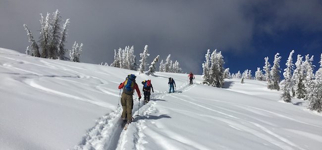 Photo of skiers at Wolf Creek