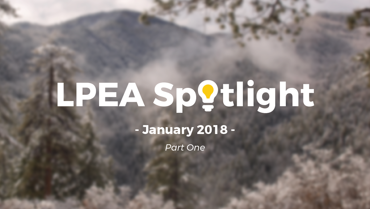 January 2018 LPEA Spotlight