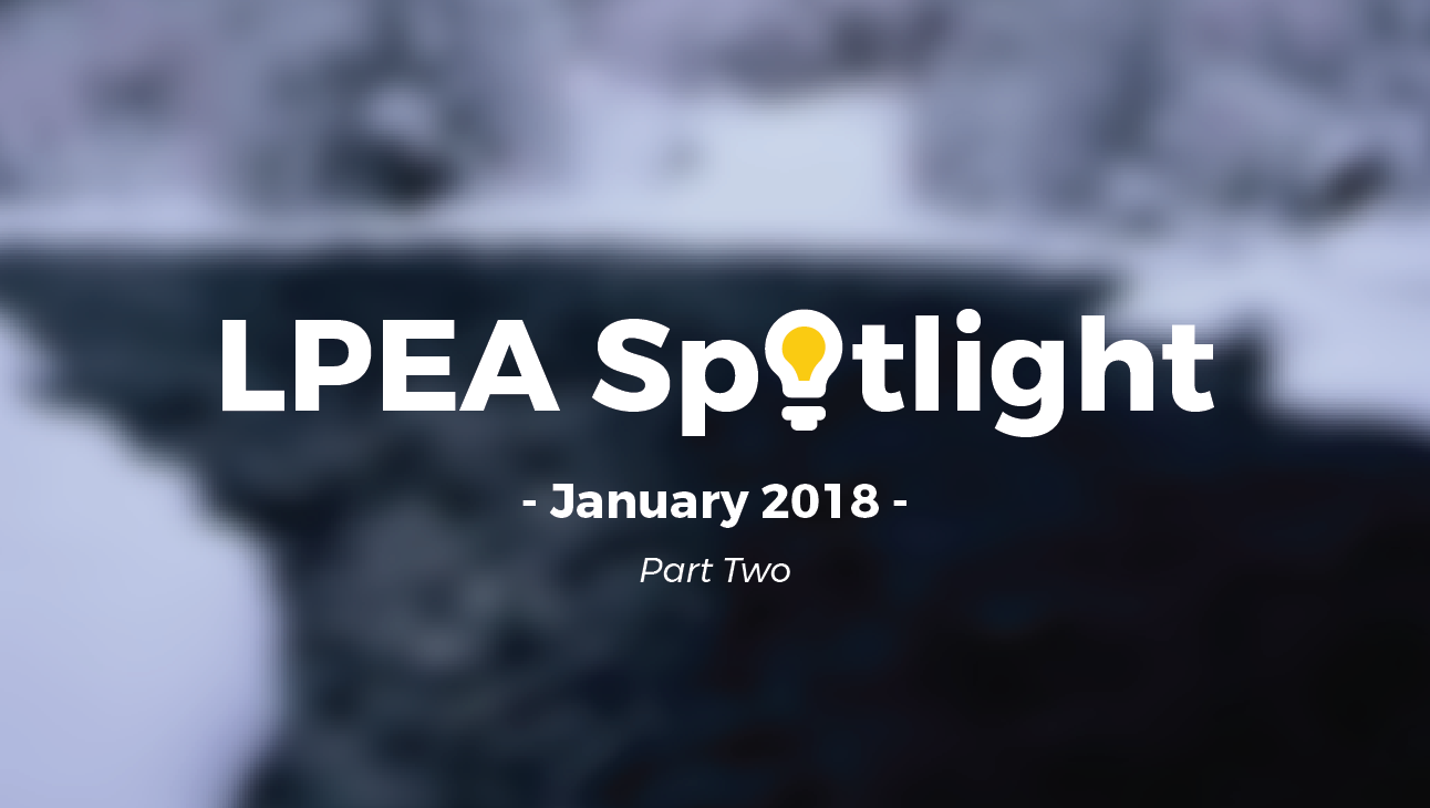 January 2018 LPEA Spotlight 2