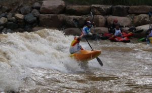 Kayaker in Smelter for Animas River Days